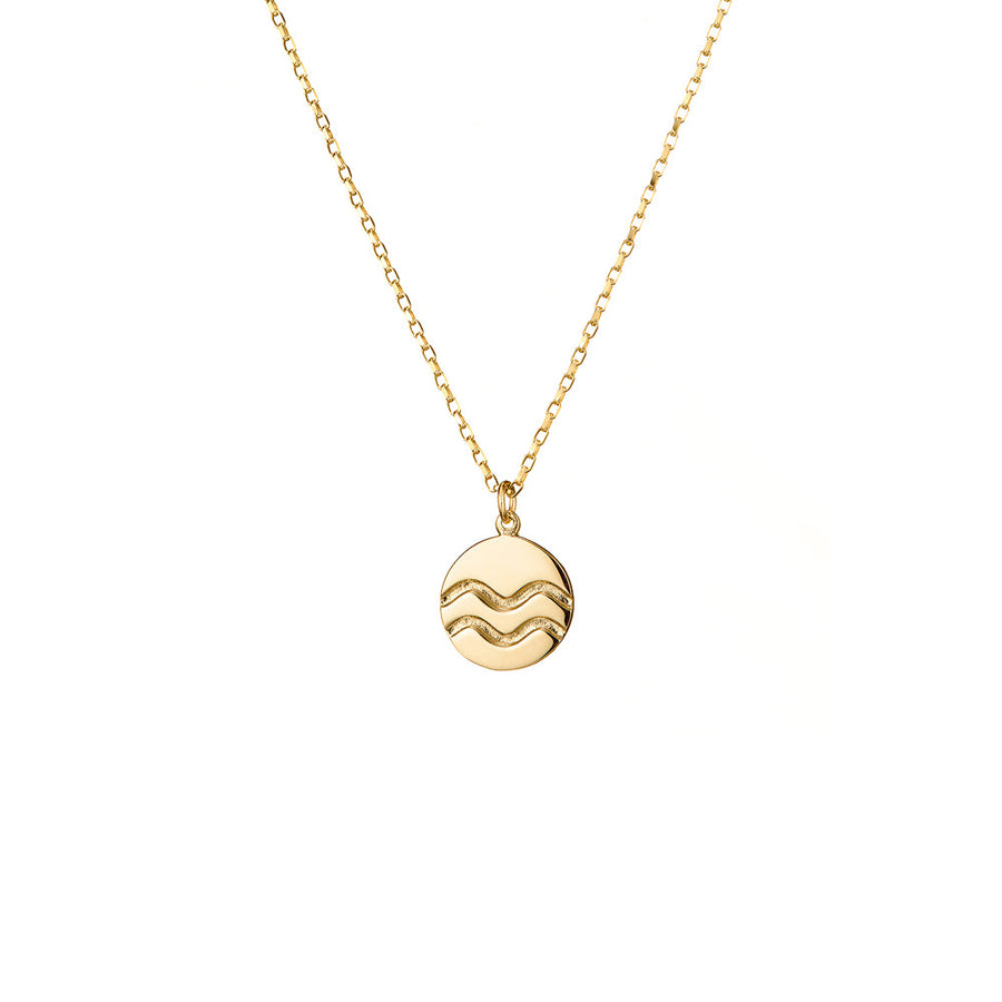 Waves 9ct Gold Necklace