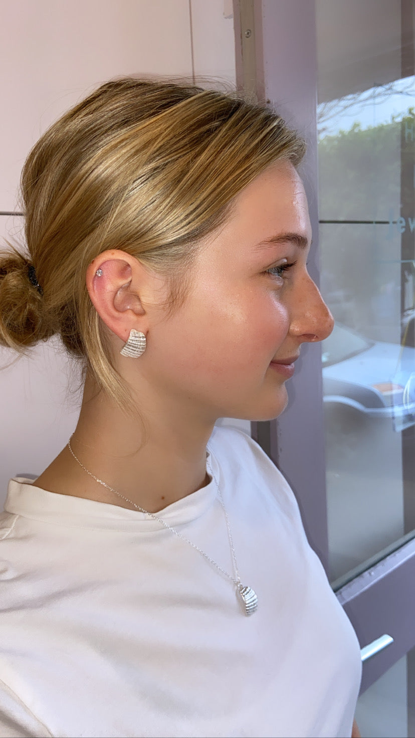 Shell Stud Earrings