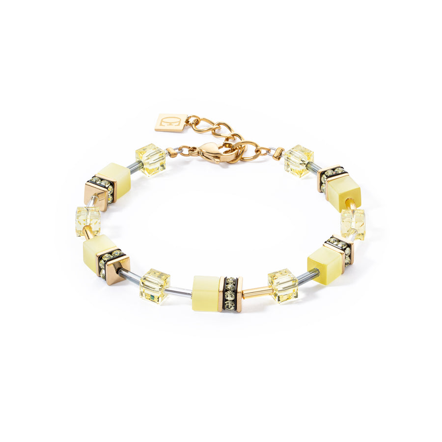 GeoCUBE® Iconic Mono Gold bracelet yellow 4020300120