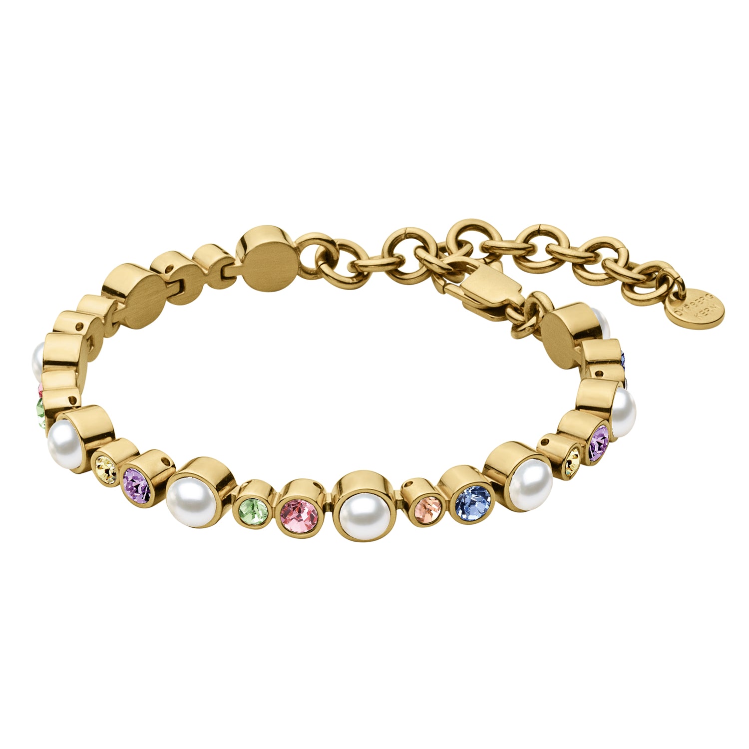 Sacha SG Pastel Multi White Pearl Bracelet