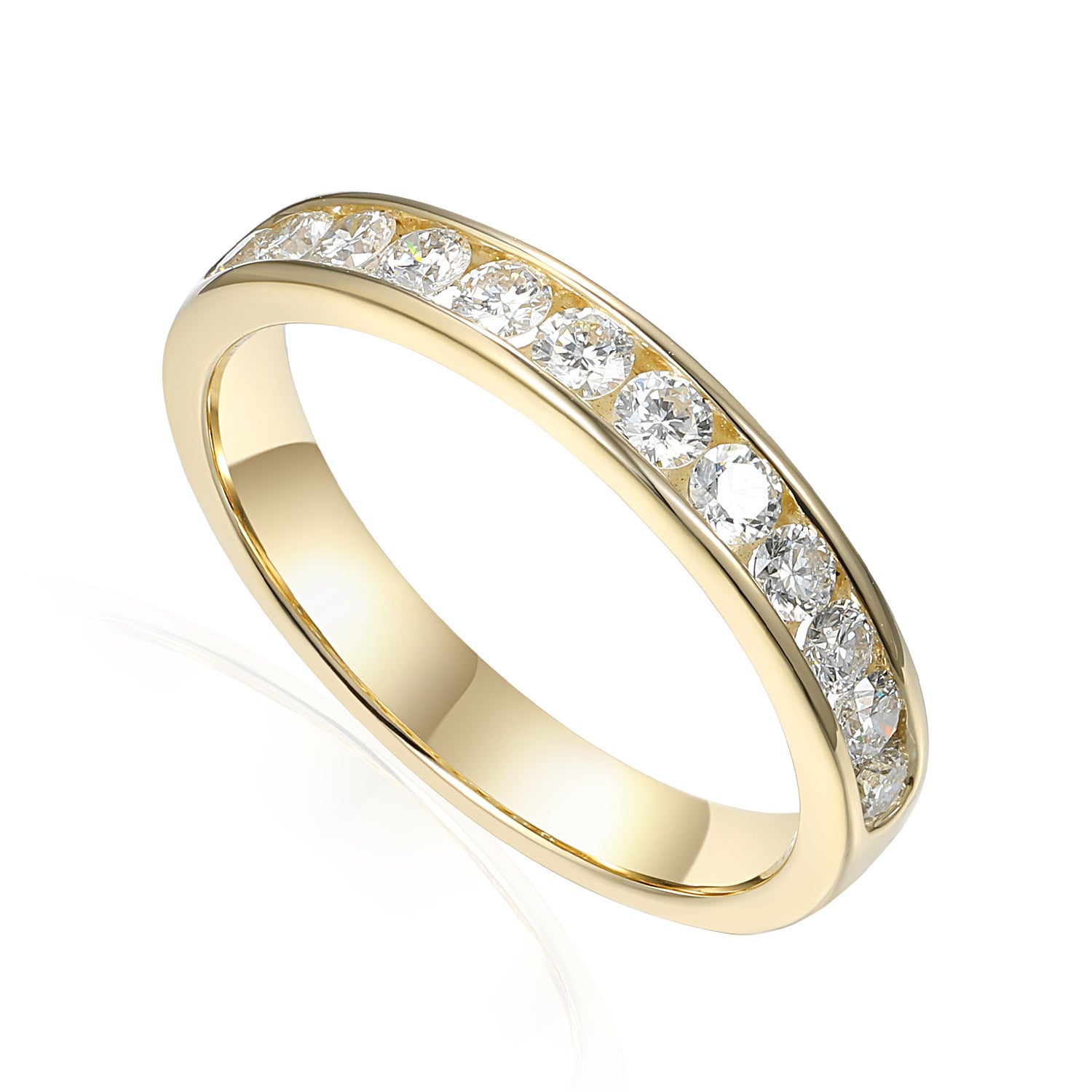 Timeless Diamond 9ct Gold Band