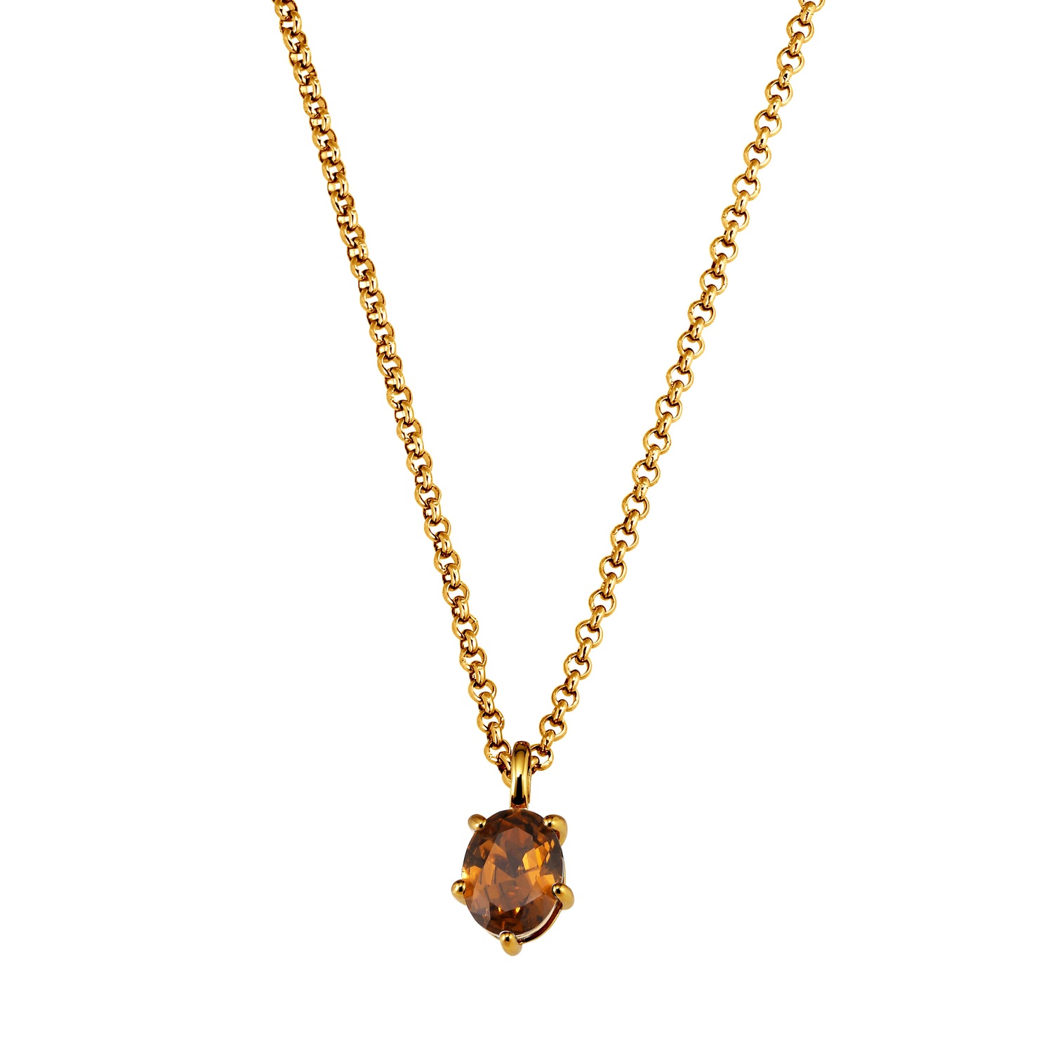 Orb SG Brown Necklace