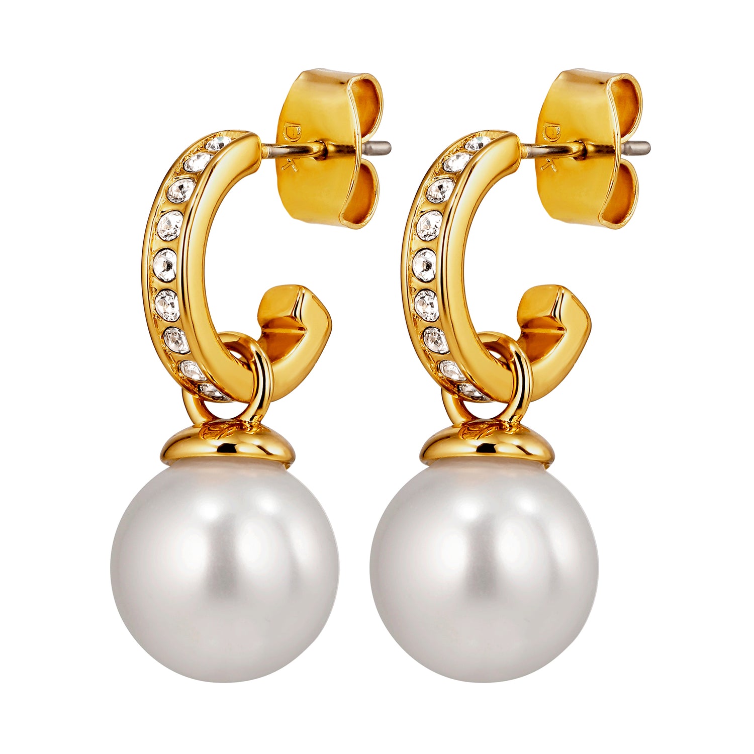 Liora SG White Crystal Earrings