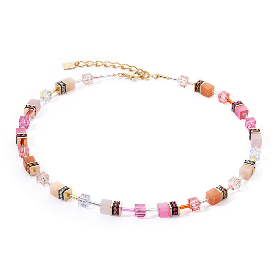 GeoCUBE® Iconic Precious necklace rose-orange 4905101902