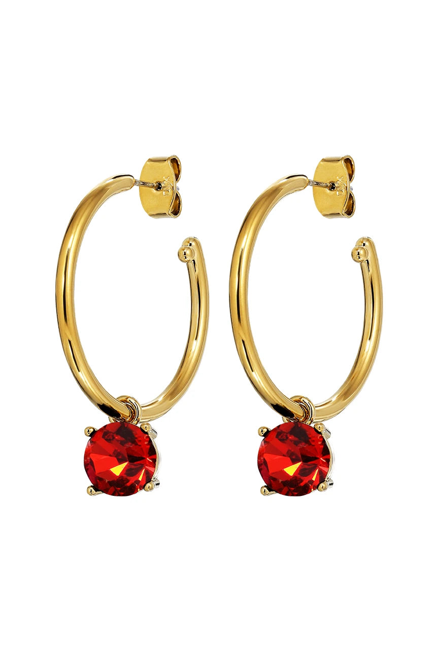 Diega SG Red Earrings