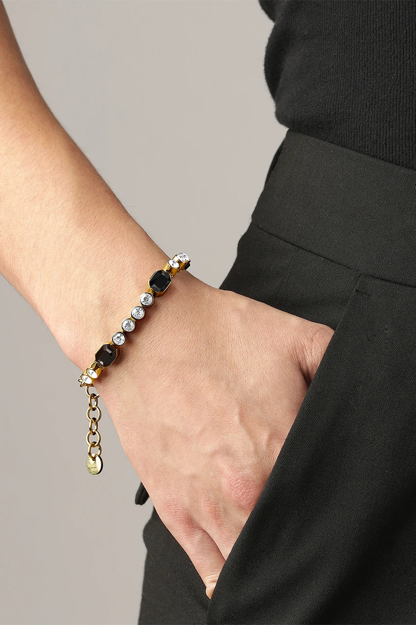 Grivna SG Black / Crystal Bracelet