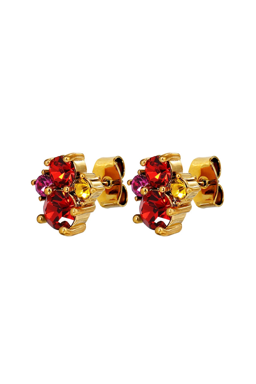 Billis SG Red / Pink Earrings