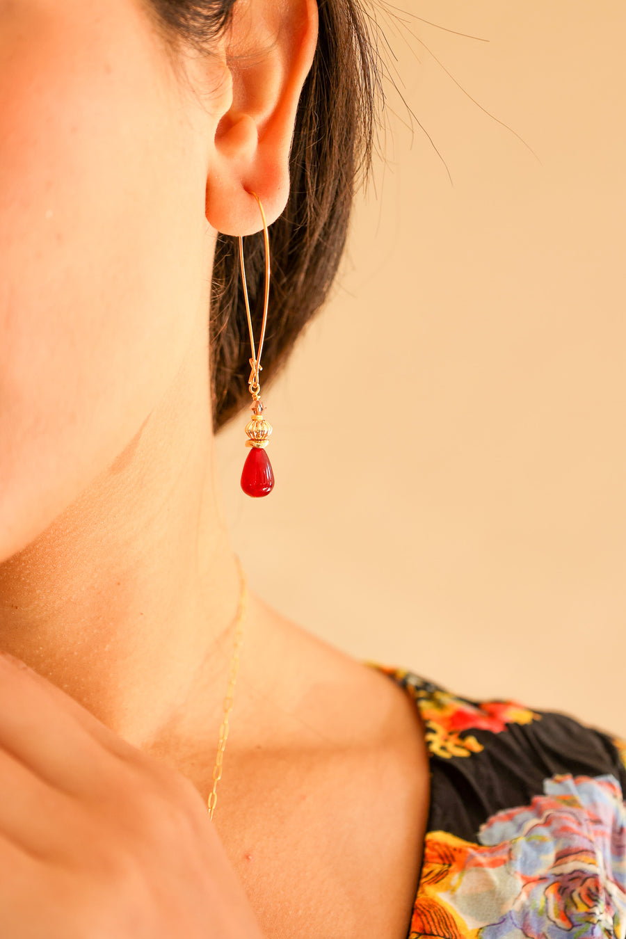 Fiora Drop Earrings - Long