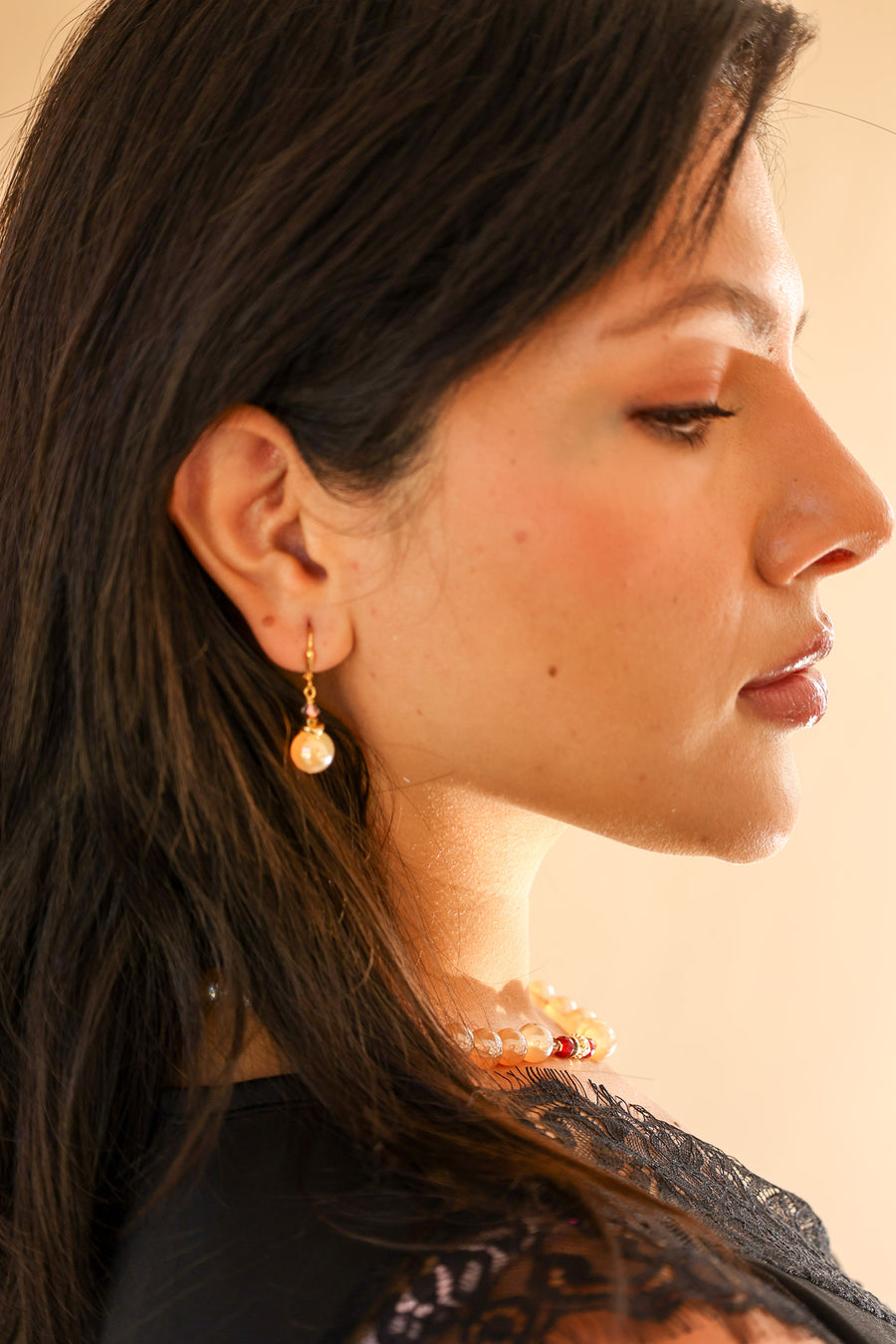 Fiora Gold Earrings - Long