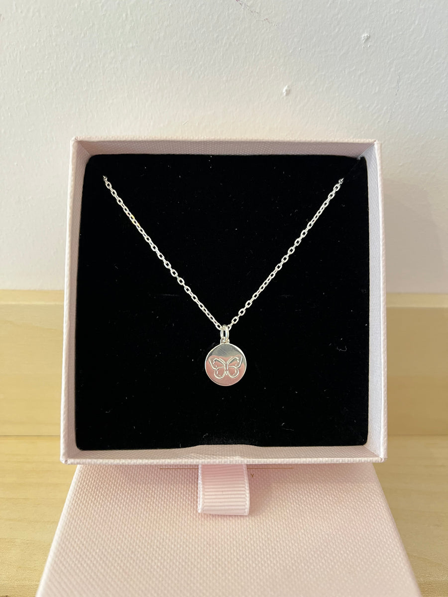 Silver Butterfly Disc