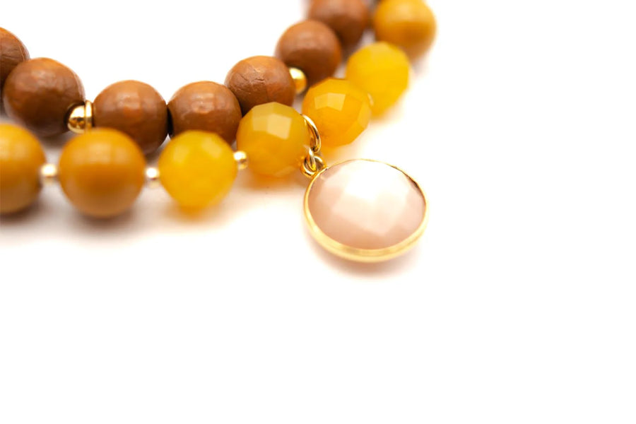 Mala Twin Caramel Bracelet