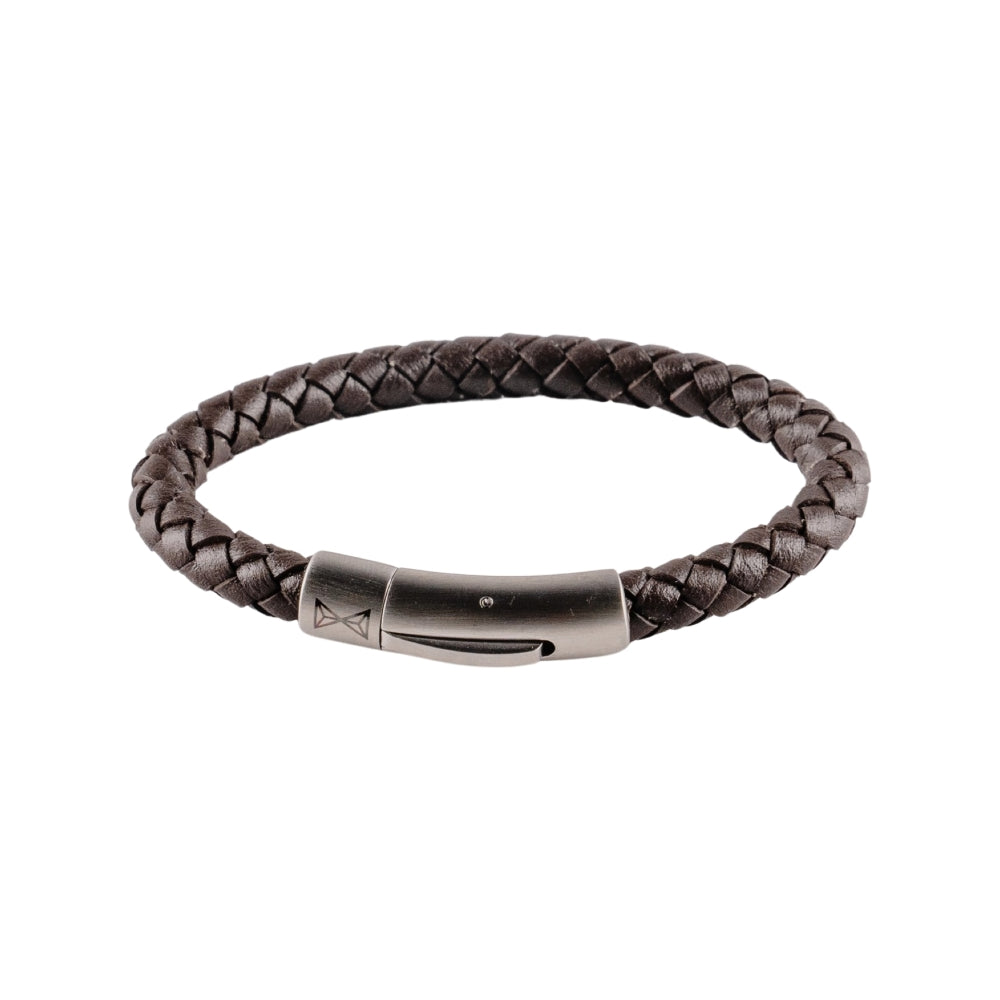 Junior Iron Single String Brown Bracelet
