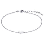 This delicate heart bracelet is perfect as an everyday staple.&nbsp;&nbsp;  925 Sterling Silver. Yellow Gold Plated Silver. B1016/B1016Y