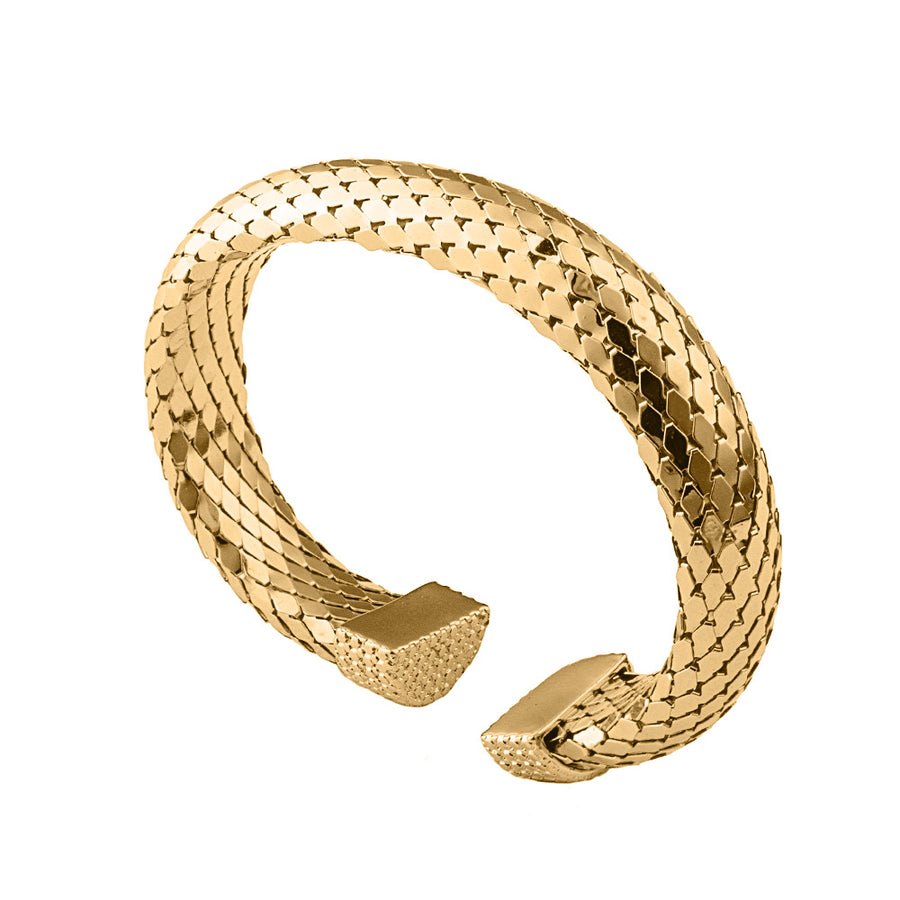 Athena Tubular Bracelet - Gold