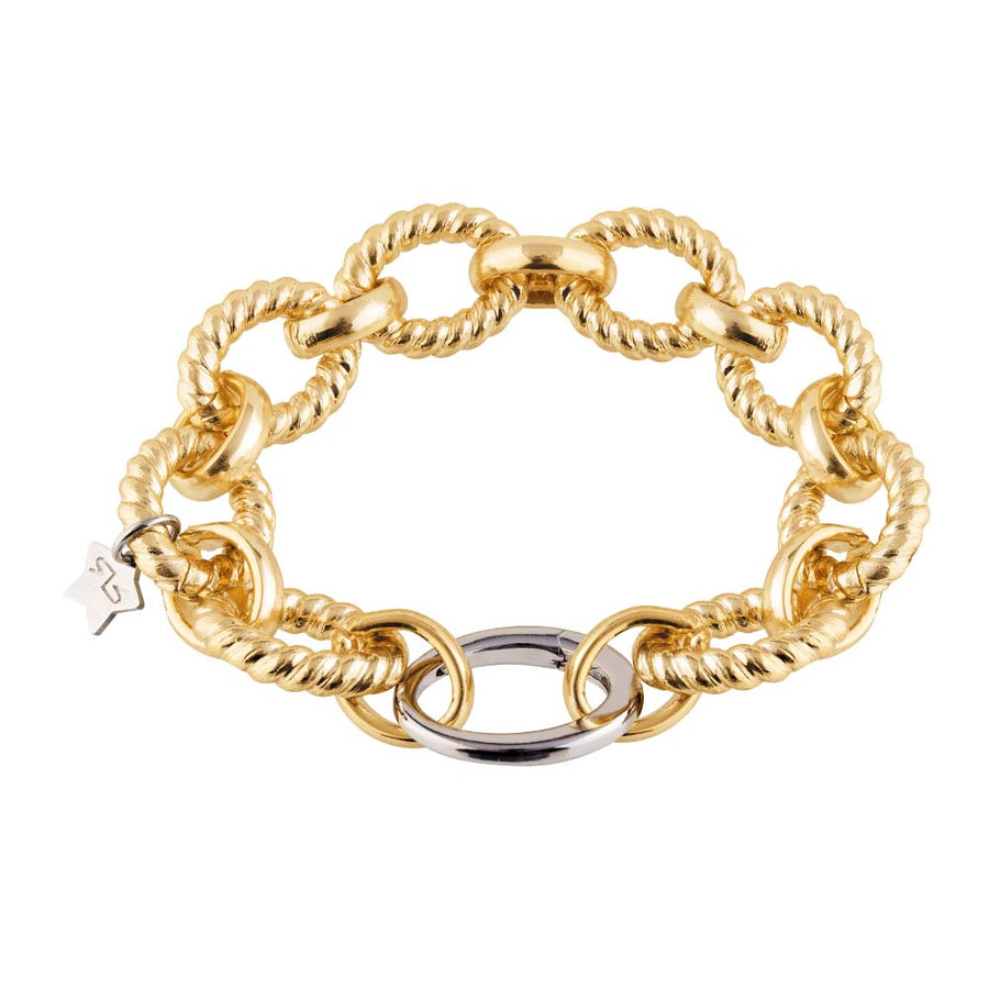 Diva Bracelet With Wave Mesh