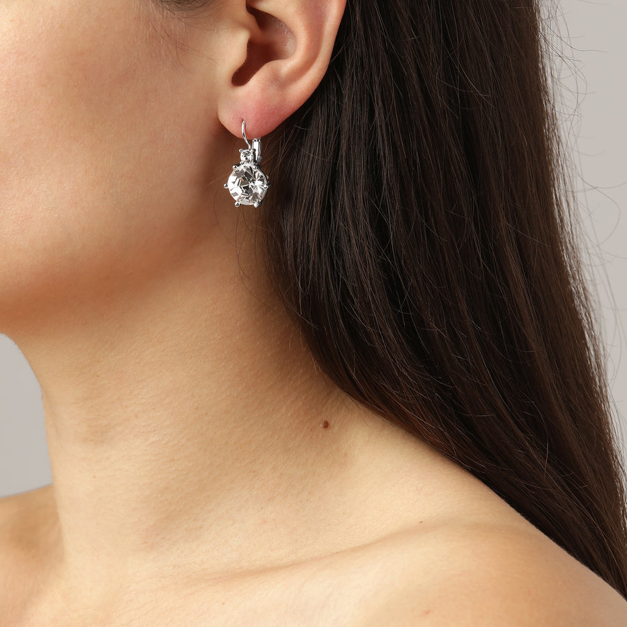 Begonia SS Crystal Earrings
