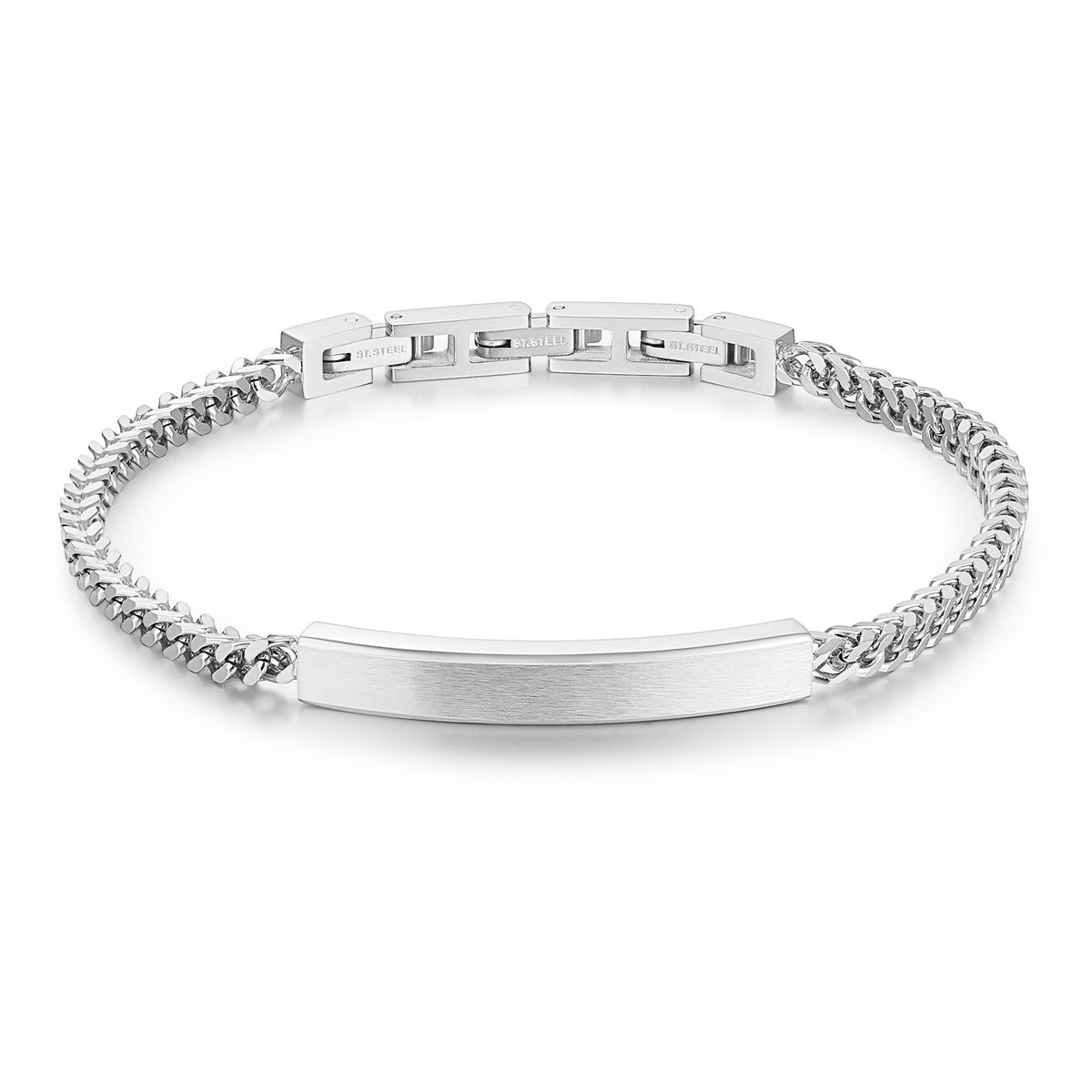 Ink Bar Silver Bracelet