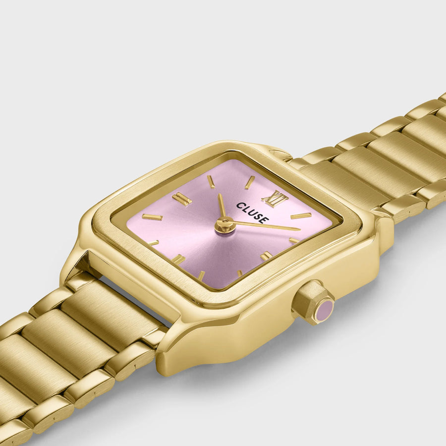 Cluse Gracieuse Petite Watch Steel, Mauve Pink, Gold Colour