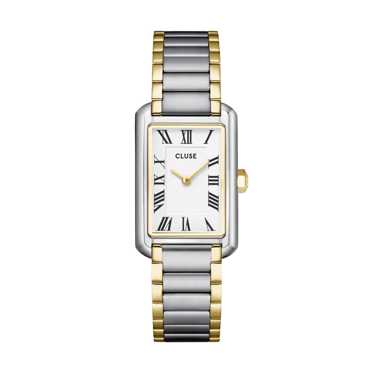 Belisenna Watch Steel, White, Bicolour