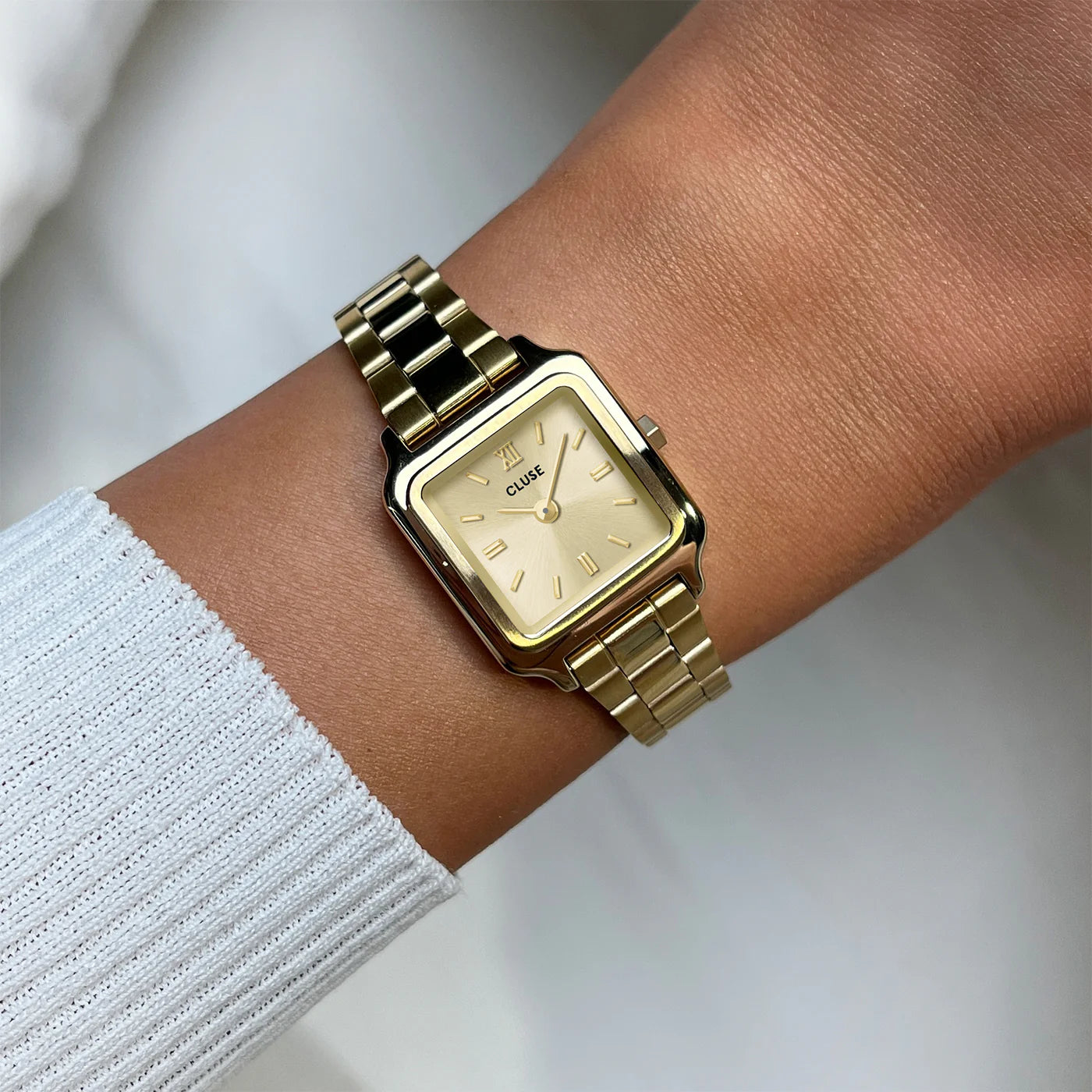 Gracieuse Mini Watch Steel, Gold Colour