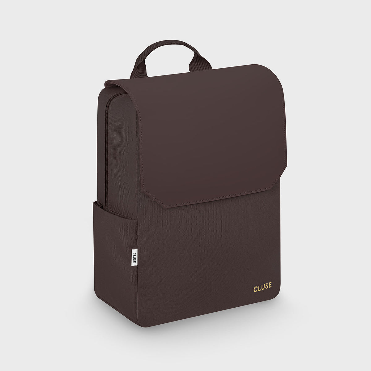Nuitée Backpack - Dark Brown, Gold Colour
