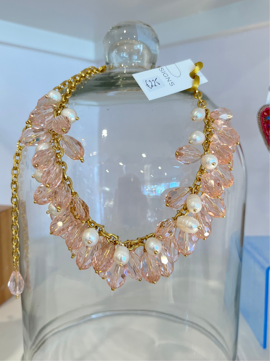 Bridget Necklace - Pink