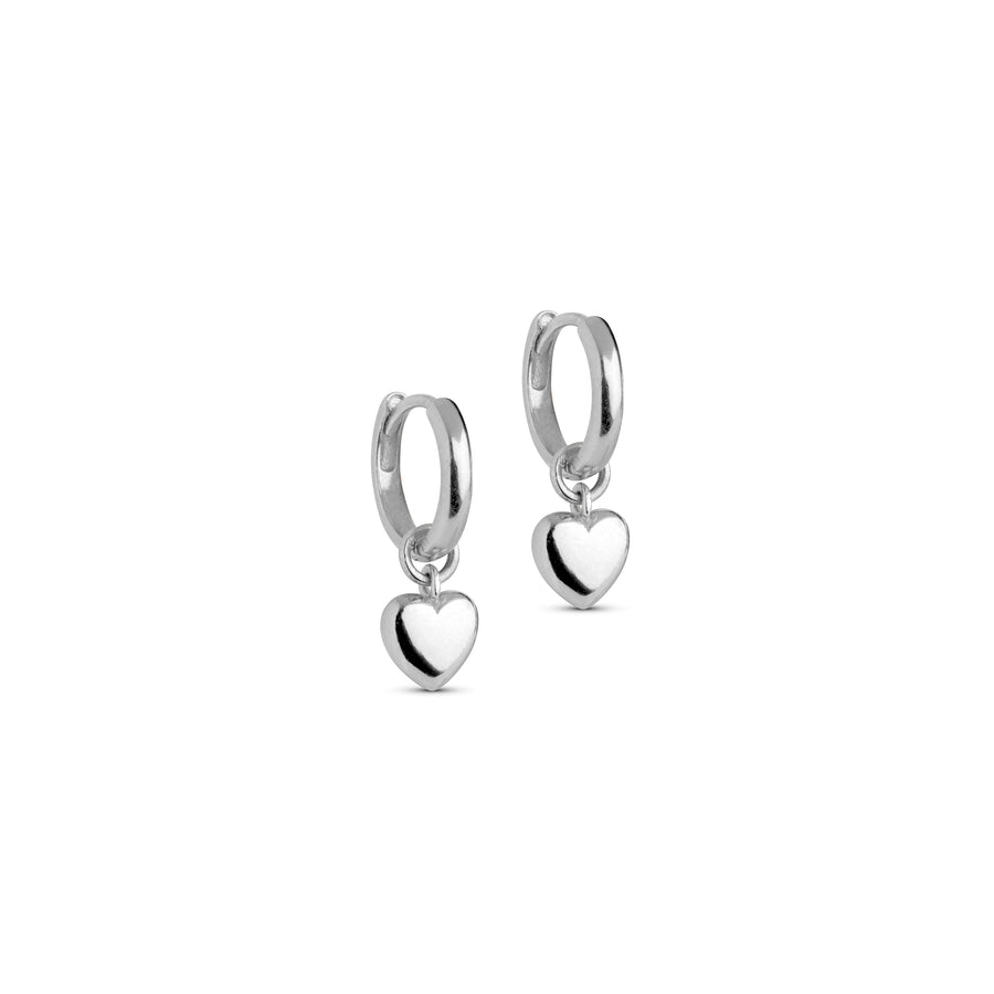 Amore Hoops - Recycled Sterling Silver