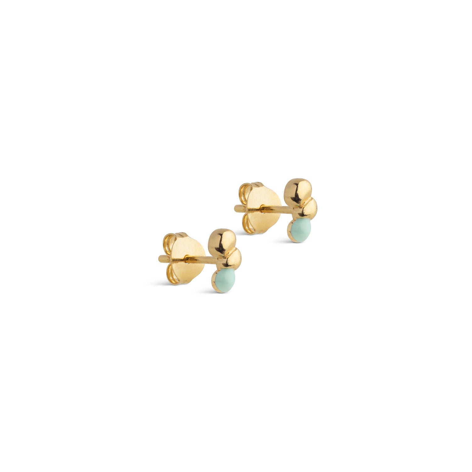 Nara Stud Earrings - Mint