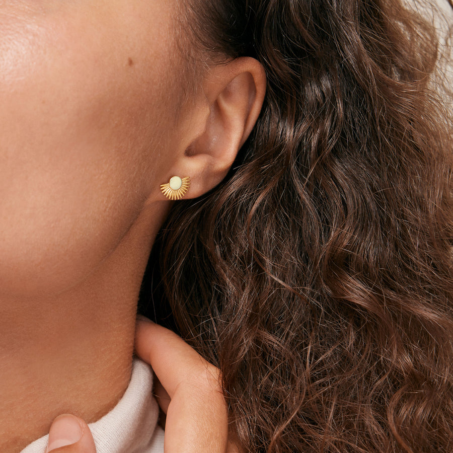 Soleil Daisy Stud Earrings