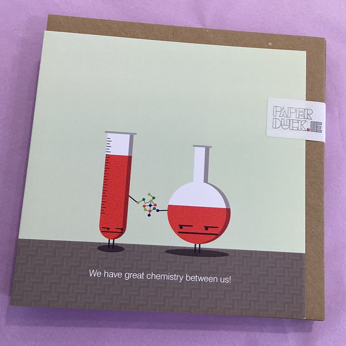 We have chemistry between us!