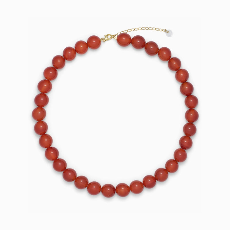 Faro Red Jade Necklace