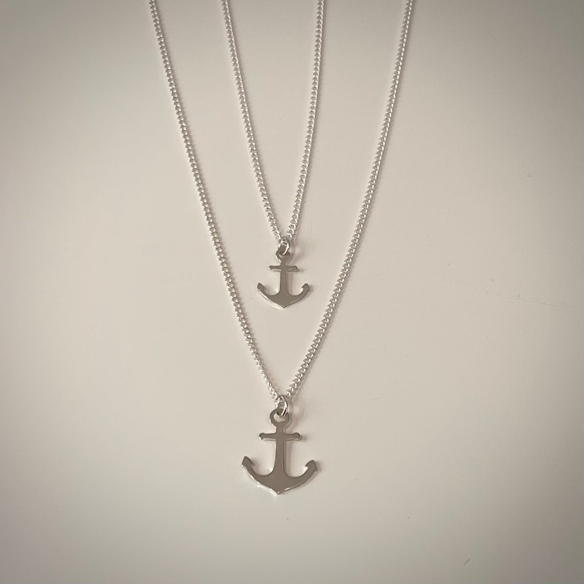 Men's Small Anchor Necklace