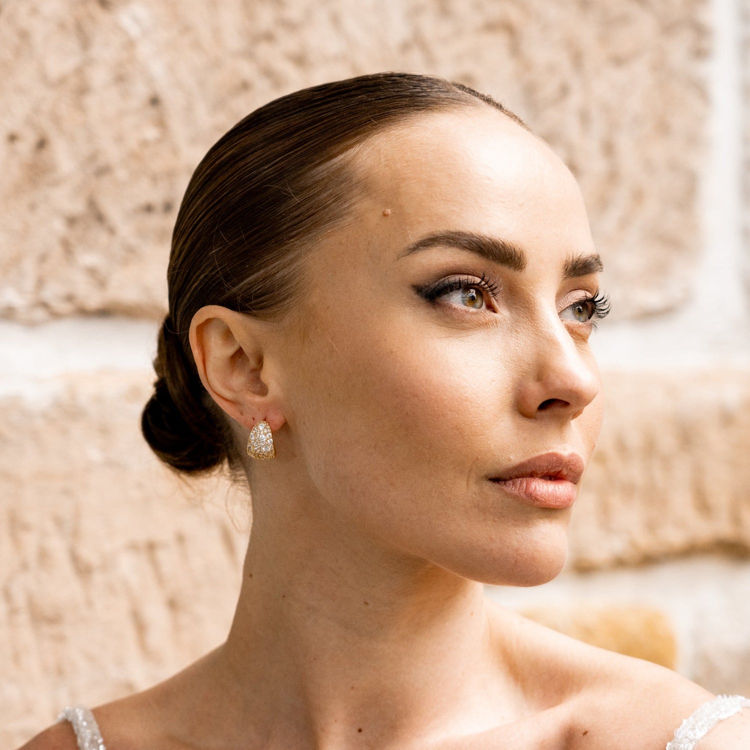 Sidney Soirée Rose Bay Earrings Gold