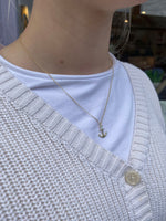 Anchor necklace; 9ct gold Anchor meaningful Necklace