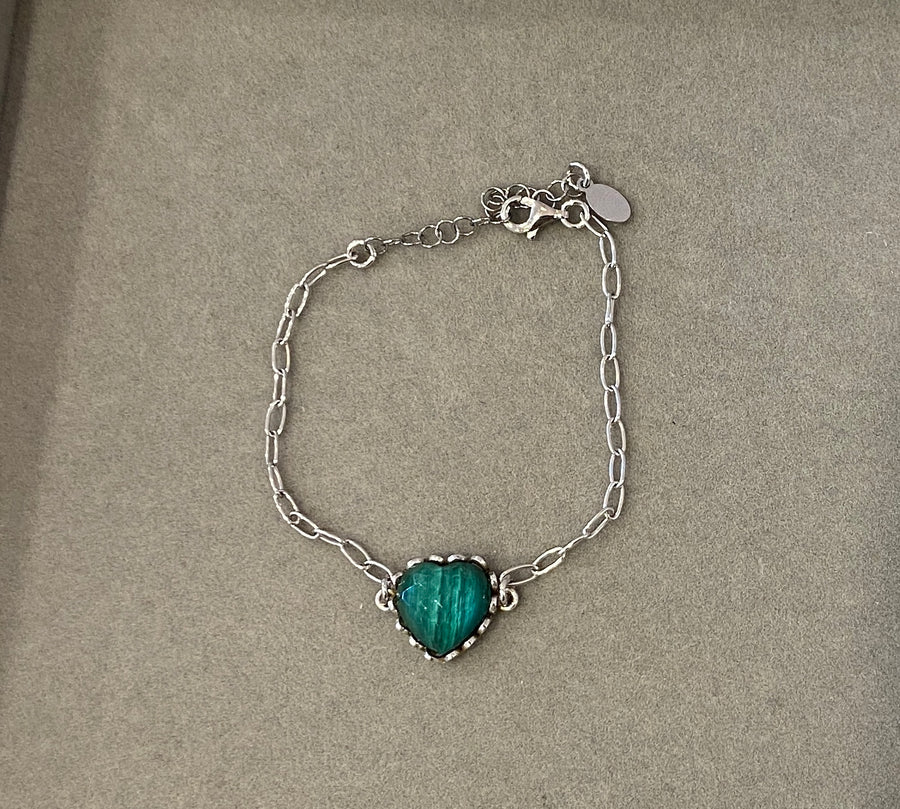 Stone Heart Bracelet