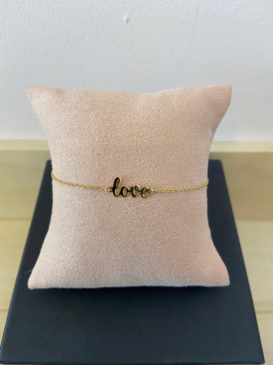 Love 9ct Gold Bracelet