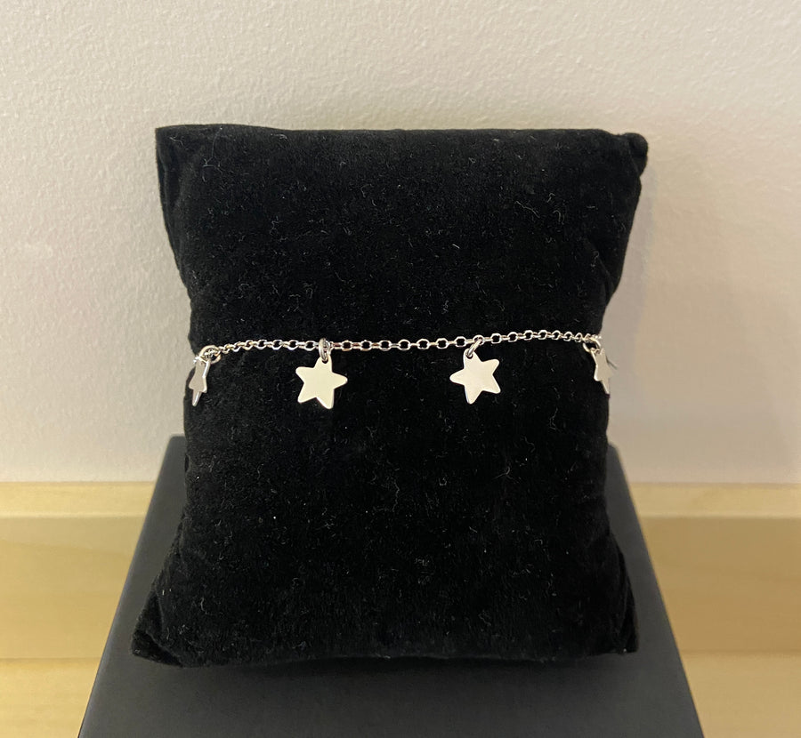 7 Stars Sterling Silver Bracelet