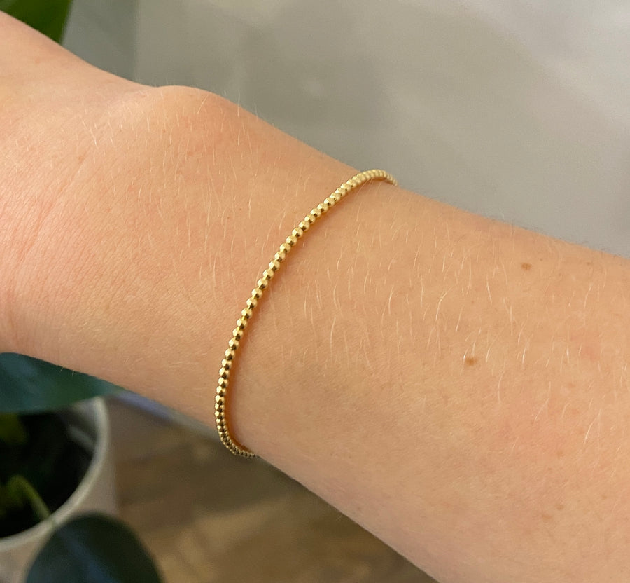 Band of Balls 9ct Gold Bracelet