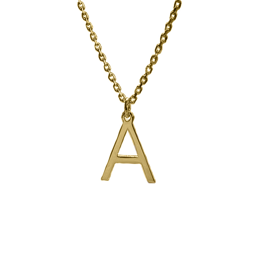 Initial 9ct Gold Necklace