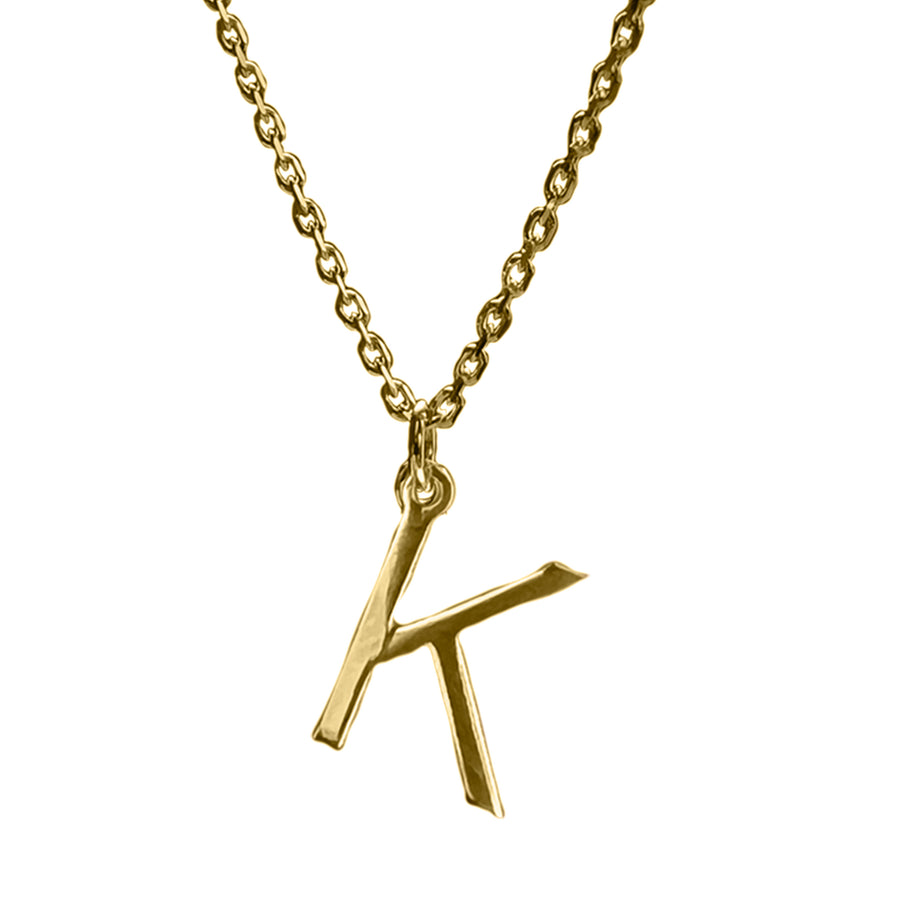 Initial 9ct Gold Necklace