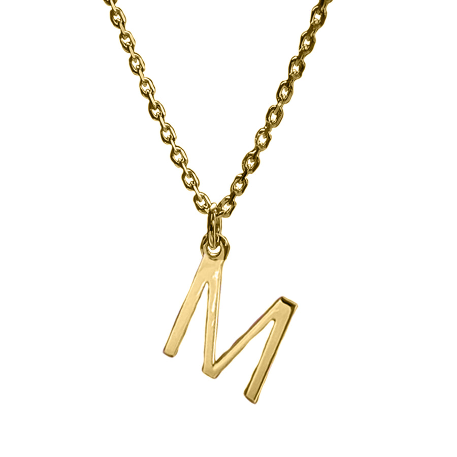 Initial 9ct Gold Necklace