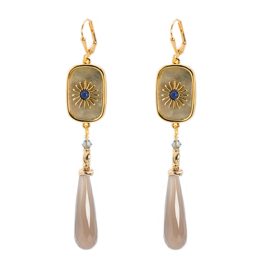 Rhiannon Statement Drop Earrings