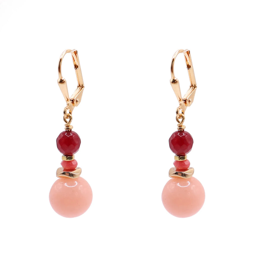 Fiora Stone Earrings - Short