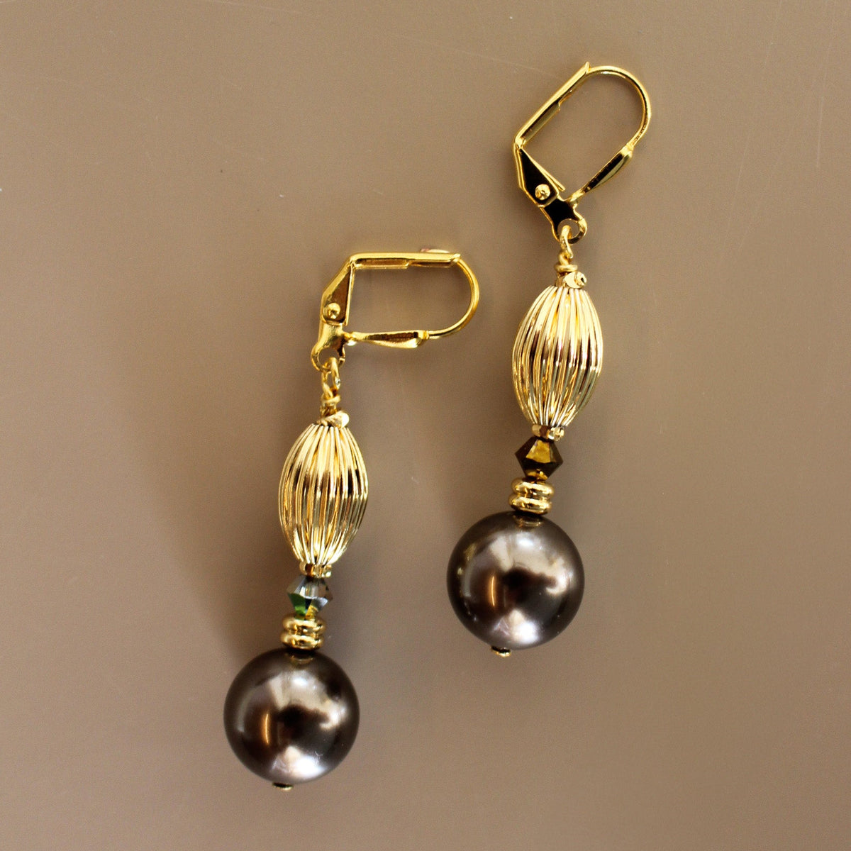 Nocturne Mocha Earrings- Short