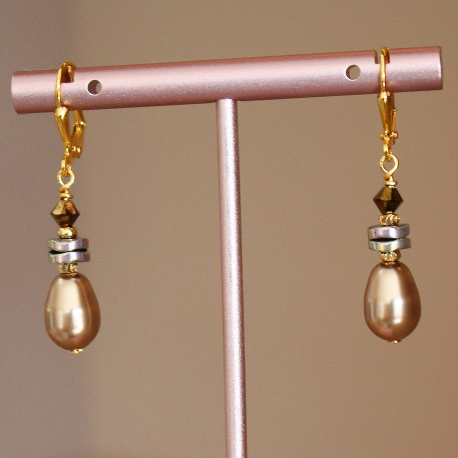 Nocturne Pearl Drop Earrings