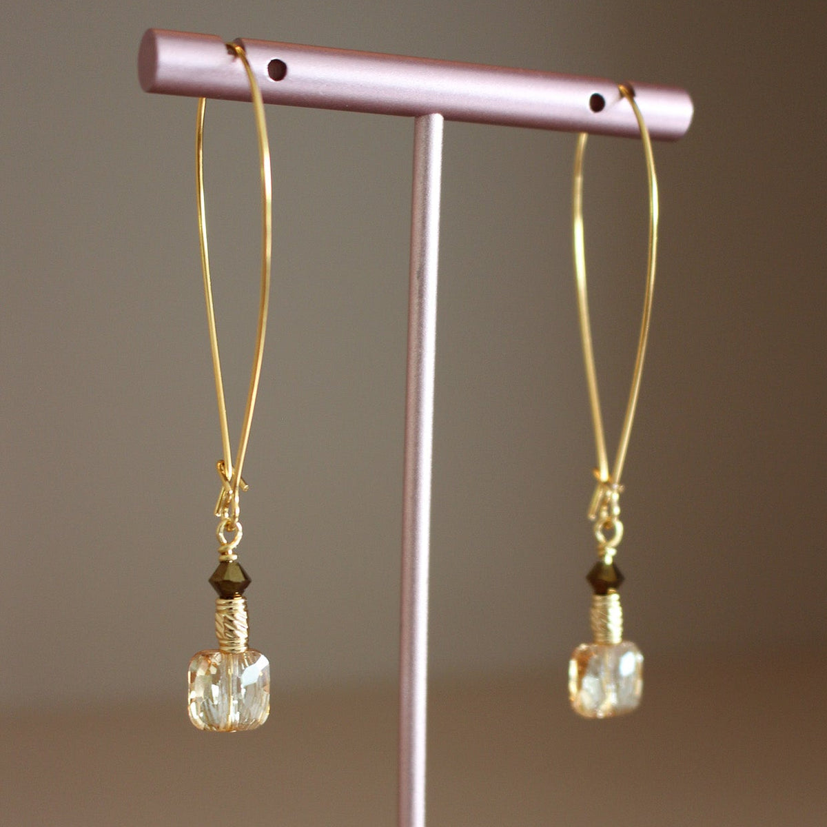 Nocturne Glitter Earrings- Long