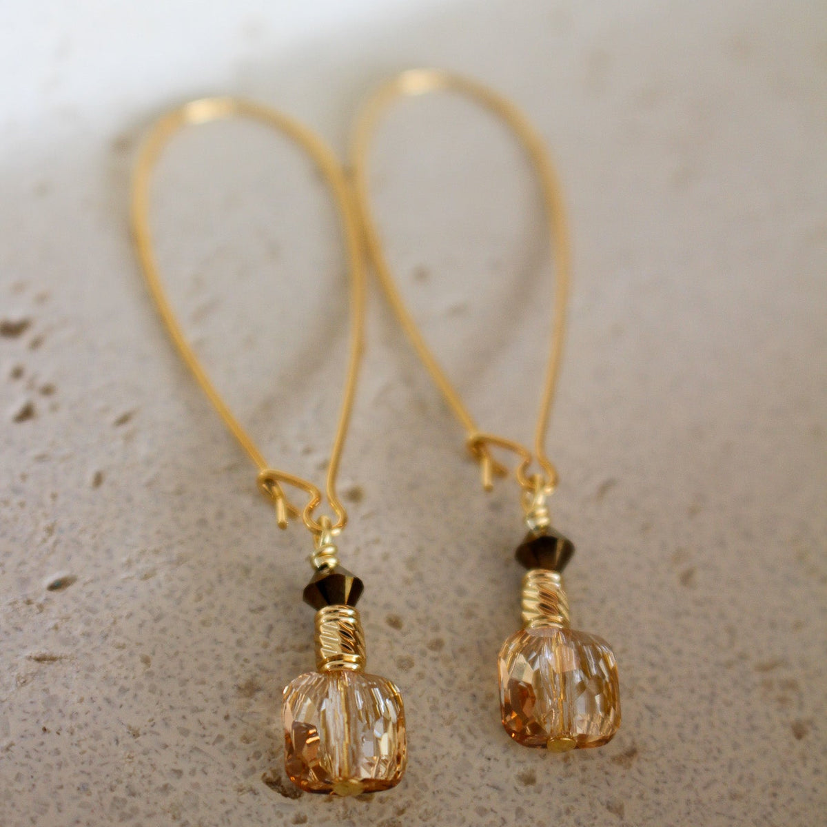 Nocturne Glitter Earrings- Long