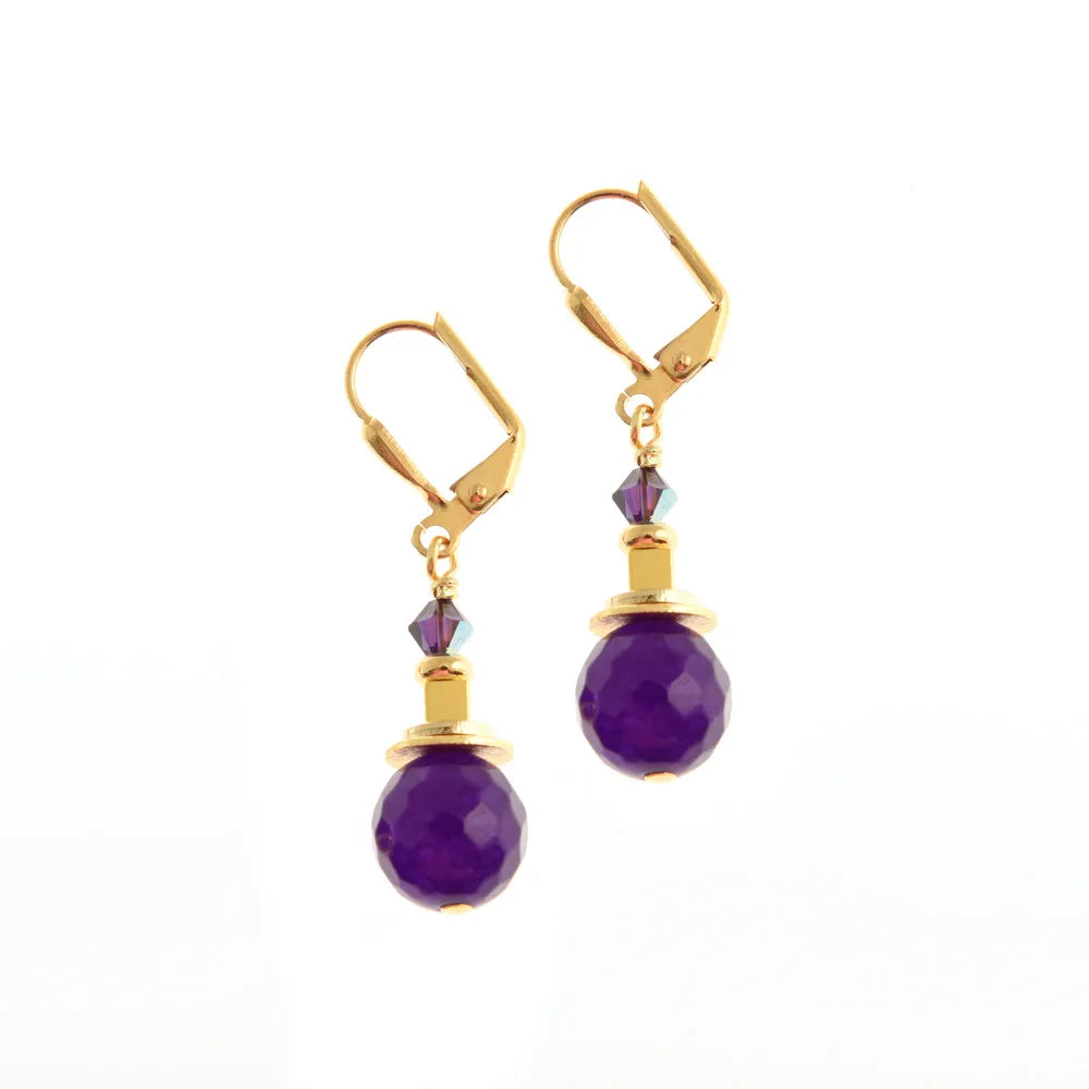 Corcra Linear Earrings Short
