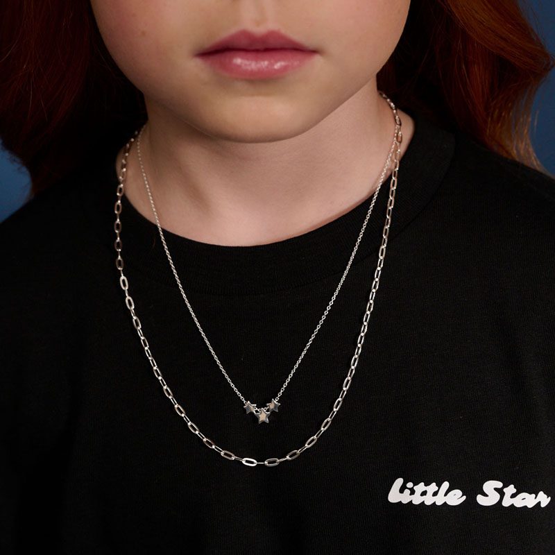 Triple Star Necklace