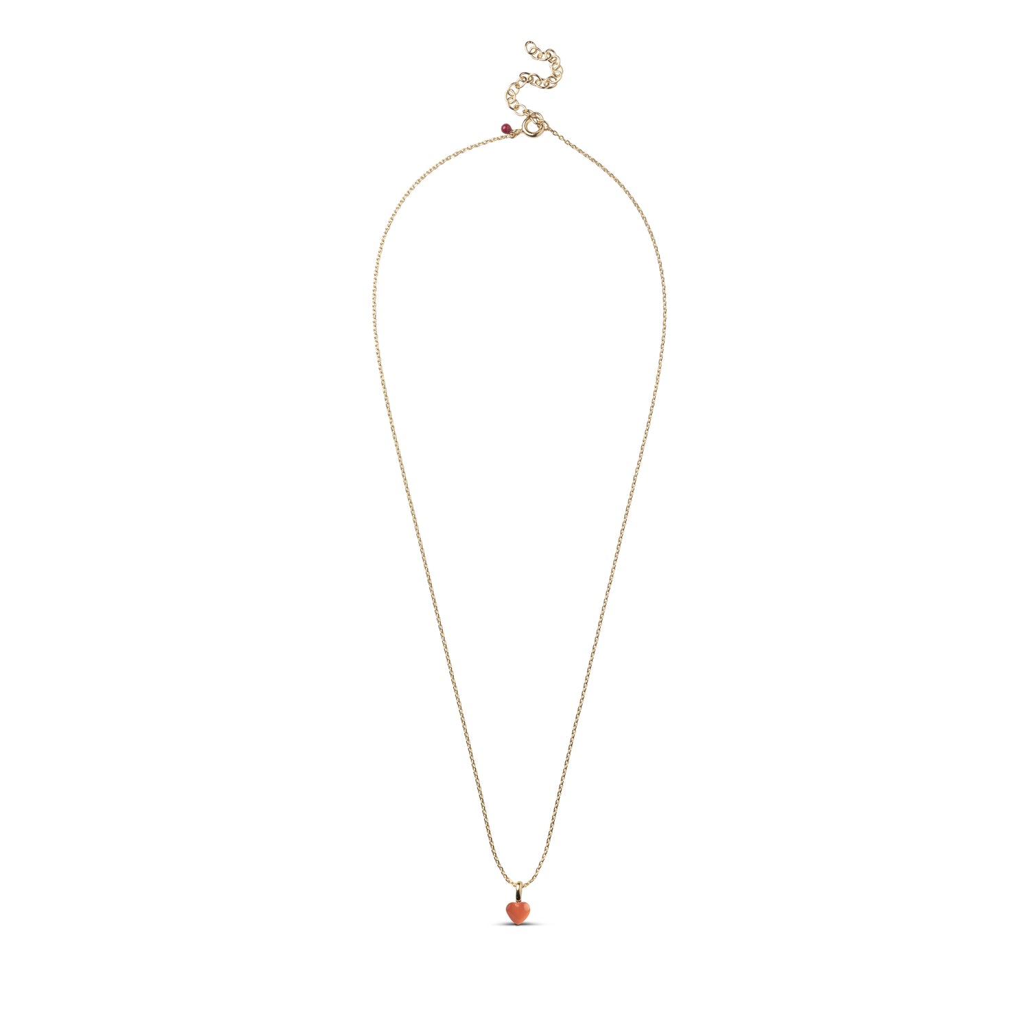 Amore Necklace - Light Coral